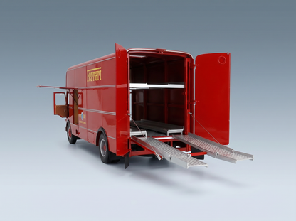 OM FIAT - 150 ROLFO TRUCK TEAM SCUDERIA FERRARI CAR TRANSPORTER 24h LE MANS 70s VERSION 2-ASSI 1966 - RED