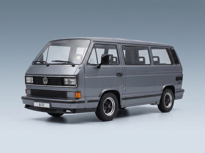 VOLKSWAGEN - T3 PORSCHE B32 MINIBUS 1984 - GREY MET