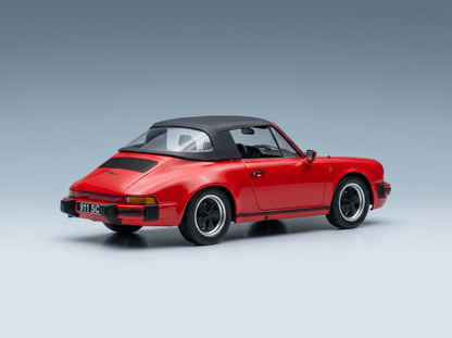 PORSCHE - 911 SC CABRIOLET 1983 - WITH EXTRA SOFT-TOP - RED