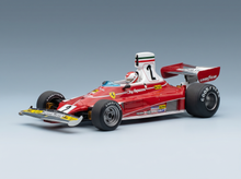 FERRARI - F1 312T N 2: POLE POSITION , GIRO POLE POSITION E VINCITORE DEL GP DI LONG BEACH (USA) (con figurina del pilota) 1976 CLAY REGAZZONI - ROSSO