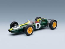 LOTUS - F1 CLIMAX 25 N 8 VINCITORE DEL CAMPIONATO MONDIALE GP D'ITALIA 1963 JIM CLARK - CON VETRINA - VERDE GIALLO