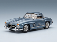 MERCEDES BENZ - 300SL ROADSTER SPIDER HARD-TOP AND SOFT-TOP (W198) 1954 - BLUE GREY MET