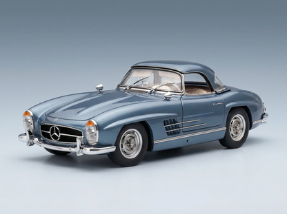 MERCEDES BENZ - 300SL ROADSTER SPIDER HARD-TOP AND SOFT-TOP (W198) 1954 - BLUE GREY MET