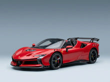FERRARI - SF90 XX STRADALE SPIDER 2024 - CON VETRINA - WITH SHOWCASE - ROSSO CORSA - RED BLACK Vroomi Scale model cars Shop