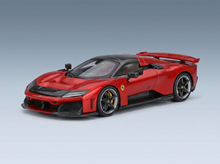 FERRARI - F80 2024 - CARBON SILVER RIMS - ROSSO SUPERCAR - RED MET BLACK