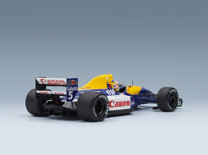 Maquette de la Williams FW14B aux couleurs de Canon et Labatt's, proposée chez Vroomi pour les collectionneurs.