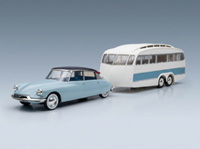 CITROEN - DS19 WITH ROULOTTE 1960 - YELLOW WHITE