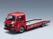ALFA ROMEO - A12 (F12) CARRO ATTREZZI SECONDA SERIE 1977 - CARRO ATTENDAMENTO - ABSCHLEPPWAGEN - DÉPANNEUSE - ROSSO NERO - modellino in scala modellino Vroomi