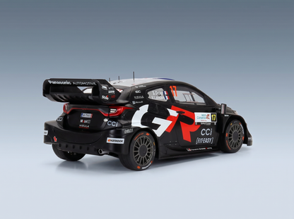 TOYOTA - YARIS GR RALLY1 HYBRID TEAM TOYOTA GAZOO RACING WRT N 17 2nd RALLY ISLAS CANARIAS 2025 SEBASTIEN OGIER - VINCENT LANDAIS - BLACK WHITE