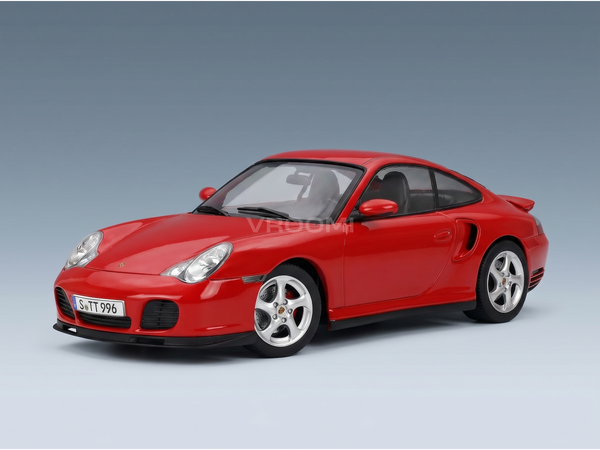 Porsche 911 996 Turbo Coupé 2000 Red KK Scale 1:18 | Vroomi