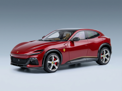 FERRARI - PUROSANGUE SUV TOIT PANORAMIQUE 2022 - AVEC VITRINE - ROSSO MUGELLO - ROUGE MÉTALLISÉ