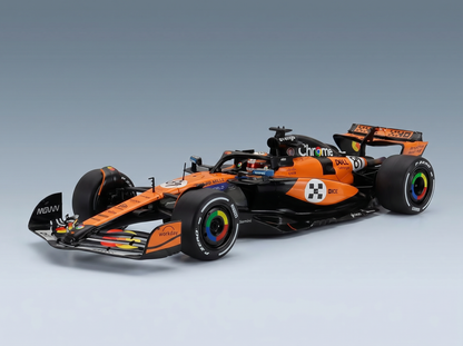 McLAREN - F1  MCL39 TEAM MCLAREN N 81 3rd MONACO GP 2025 OSCAR PIASTRI - ORANGE BLACK