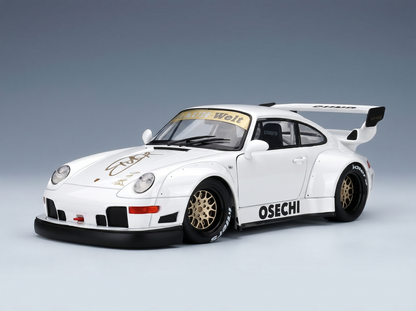 PORSCHE - 911 993 RWB RAUH-WELT OSECHI G2.2 SIDNEY HOFFMANN COUPE 1995 - SIGNATURE EDITION - WHITE