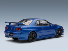 NISSAN - SKYLINE GT-R (R34) Z-TUNE 2002 - AZUL BAYSIDE COM CARBONO