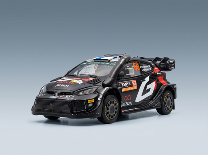 TOYOTA - YARIS GR RALLY1 TEAM TOYOTA GAZOO RACING WRT N 69 (with snorkel) WINNER RALLY SAFARI KENYA 2024 KALLE ROVANPERA - JONNE HALTTUNEN - BLACK WHITE RED