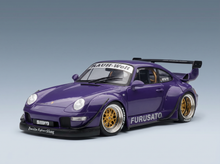 PORSCHE - 911 993 RWB RAUH-WELT FURUSATO SIDNEY HOFFMANN COUPE 1995 - WITH FIGURE SIGNATURE EDITION - PURPLE