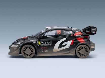 TOYOTA - YARIS GR HYBRID RALLY1 TEAM TOYOTA RACING N 18 RALLY MONTECARLO 2025 AARONH JOHNSTON - TAKAMOTO KATSUKA - BLACK