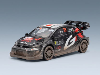 TOYOTA - YARIS GR HYBRID RALLY1 TEAM TOYOTA RACING N 18 RALLY MONTECARLO 2025 AARONH JOHNSTON - TAKAMOTO KATSUKA - BLACK
