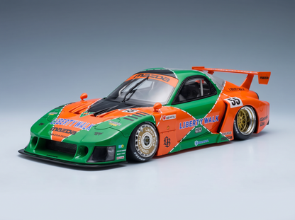 MAZDA - RX-7 (FD3S) LB WORKS SUPER SILHOUETTE 787B N 55 LIVERY 2024 - ORANGE GREEN