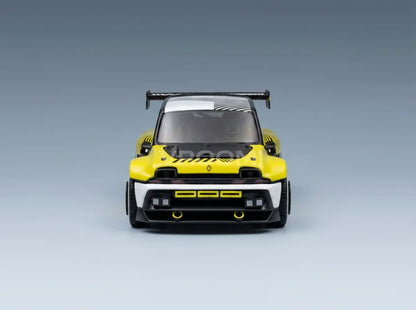 RENAULT - R5 TURBO 3E E-TECH 2024 - BLACK YELLOW Scale model car on Vroomi