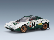 LANCIA - STRATOS HF ALITALIA (night version) N 14 WINNER RALLY MONTECARLO 1975 SANDRO MUNARI - MARIO MANNUCCI - WHITE GREEN RED