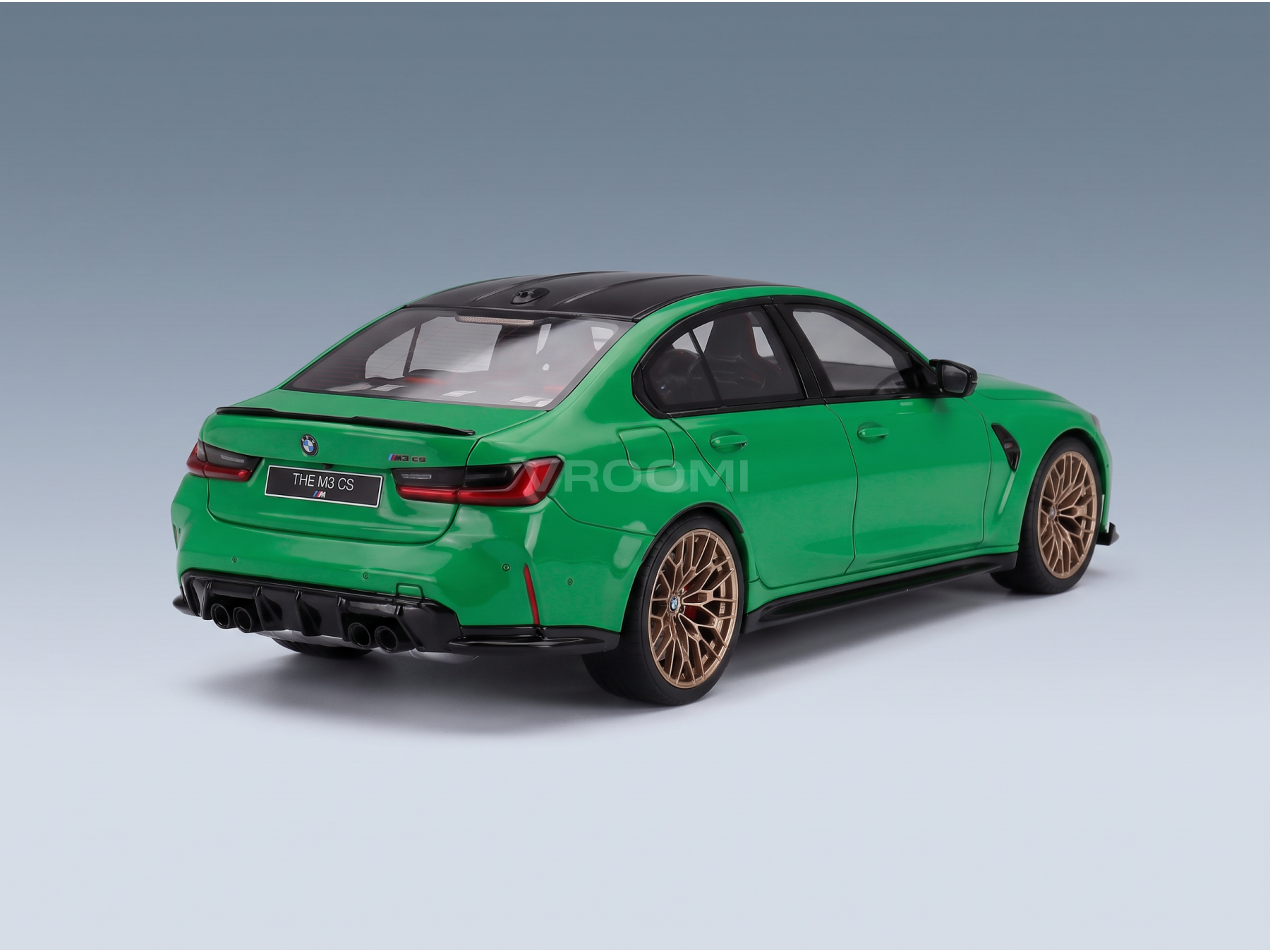 BMW M3 CS (G80) 2023 Signal Green GT Spirit 1:18 scale model - image 2