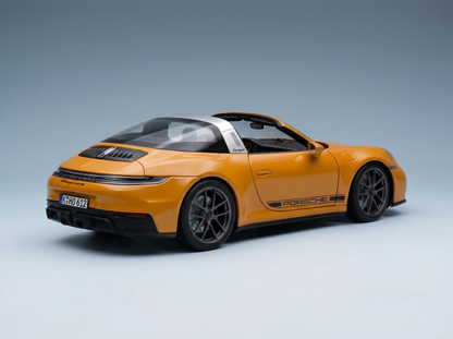 PORSCHE - 911 992-2 TARGA 4 GTS 2025 - YELLOW Scale model car on Vroomi