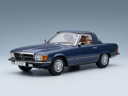 MERCEDES BENZ - SL-CLASS 450SL (R107) CABRIOLET 1985 - BLUE MET