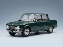 ALFA ROMEO - GIULIA 1.6 Ti 1962 - VERDE MUSCHIO - GREEN Scale model car on Vroomi