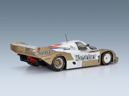 PORSCHE - 956B JAGERMEISTER TEAM BRUN MOTORSPORT N 1 NORISRING DRM CHAMPION 1984 STEFAN BELLOF - WHITE GOLD