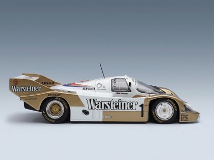 PORSCHE - 956B JAGERMEISTER TEAM BRUN MOTORSPORT N 1 NORISRING DRM CHAMPION 1984 STEFAN BELLOF - WHITE GOLD