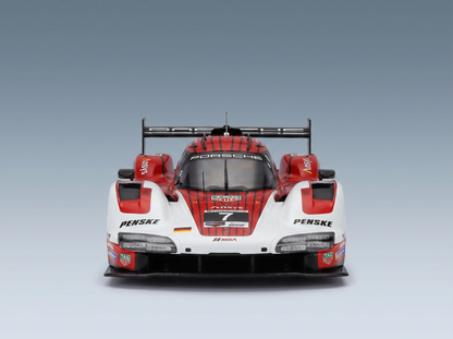 PORSCHE - 963 9RD 4.6L TURBO V8 TEAM PORSCHE PENSKE MOTORSPORT N 7 WINNER IMSA 24h DAYTONA 2025 FELIPE NASR - NICK TANDY - LAURENS VANTHOOR - WHITE RED BLACK