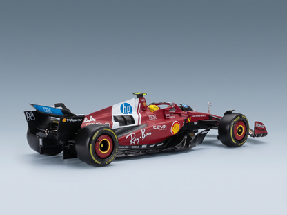 FERRARI - CON VITRINA - F1 SF-25 DEL EQUIPO SCUDERIA FERRARI N.º 44 TEMPORADA 2025 LEWIS HAMILTON - ROJO