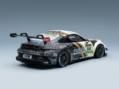 PORSCHE - 911 992 GT3 CUP TEAM MAX KRUSE RACING N 644 24h NURBURGRING 2025 TOM CORONEL - DOMINIK FUGEL - MARCEL FUGEL - MORITZ OSTREICH - WHITE BLACK