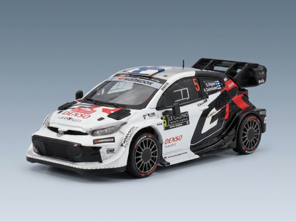 TOYOTA - YARIS GR HYBRID RALLY1 TEAM TOYOTA GAZOO RACING WRT2 N 5 RALLY MONTECARLO 2025 SAMI PAJARI - MARKO SALMINEN - WHITE BLACK RED