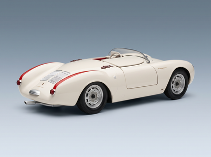 PORSCHE - 550A SPIDER 1953 - WHITE RED
