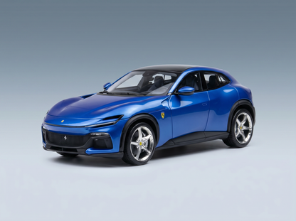 FERRARI - PUROSANGUE SUV 2022 - MET VITRINE - MET VITRINE - BLU CORSA - BLAUW METALLIC