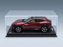 FERRARI – PUROSANGUE SUV PANORAMADACH 2022 – MIT VITRINE – ROSSO MUGELLO – ROT METALLIC