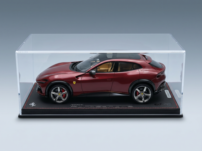 FERRARI - PUROSANGUE SUV TOIT PANORAMIQUE 2022 - AVEC VITRINE - ROSSO MUGELLO - ROUGE MÉTALLISÉ