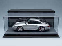 PORSCHE - 911 993 CARRERA 4S COUPE 1995 - CON VETRINA - WITH SHOWCASE - SILVER