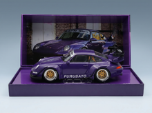 PORSCHE - 911 993 RWB RAUH-WELT FURUSATO SIDNEY HOFFMANN COUPE 1995 - WITH FIGURE SIGNATURE EDITION - PURPLE