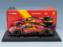 FERRARI - 499P V6 TURBO DE 3,0 L DEL EQUIPO FERRARI AF CORSE N.º 50, GANADOR DE LAS 24 HORAS DE LE MANS (VERSIÓN POSTERIOR A LA CARRERA) 2024 ANTONIO FUOCO - MIGUEL MOLINA - NICKLAS NIELSEN - ROJO