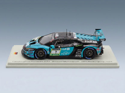 LAMBORGHINI - HURACAN GT3 EVO II TEAM KONRAD MOTORSPORT N 7 24h NURBURGRING 2025 DANNY SOUFI - MAXIMILIAN PAUL - PETER ELKMANN - PAVEL LEFTEROV - GREEN BLACK