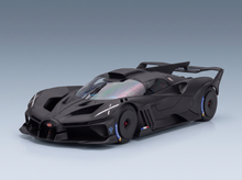 BUGATTI - BOLIDE W16.4 8.0 FOUR-TURBO 1850hp 500km/h 2020 - CON VETRINA - WITH SHOWCASE - MATT CARBON