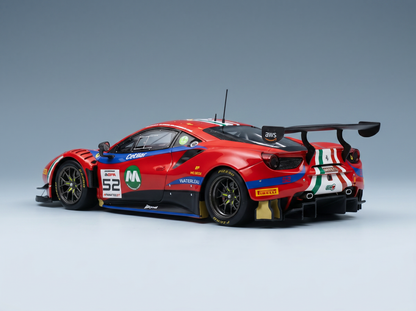 FERRARI - 488 GT3 EVO TEAM AF CORSE N 52 24h SPA 2023 ANDREA BERTOLINI - LOUIS MACHIELS - JEF MACHIELS - LILOU WADOUX - RED
