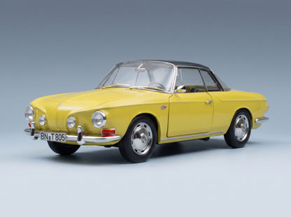 VOLKSWAGEN - KARMANN GHIA TYPE 34 COUPE 1961 - MANILA YELLOW BLACK