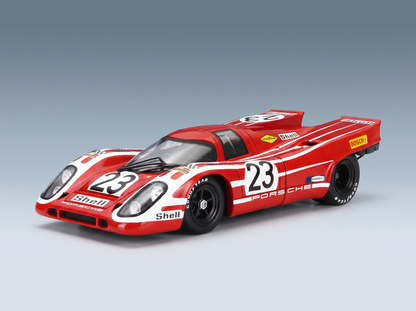 PORSCHE – 917K 4,9 l TEAM SALZBURG Nr. 23 SIEGER 24-Stunden-Rennen von Le Mans 1970 HANS HERRMANN – RICHARD ATTWOOD – ROT-WEISS