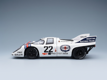 PORSCHE - 917K 4.9L TEAM MARTINI RACING N 22 WINNER 24h LE MANS 1971 HELMUT MARKO - GIJS VAN LENNEP - WHITE