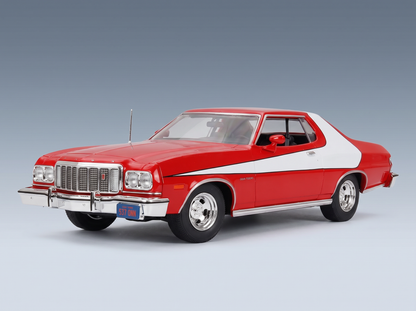 FORD USA - GRAN TORINO COUPE 1975 - RED WHITE