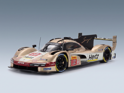 PORSCHE – 963 9RD 4,6 l TURBO V8 TEAM HERTZ JOTA Nr. 12 SIEGER 6-Stunden-Rennen von Spa 2024 WILL STEVENS – CALLUM ILOTT – WHITE GOLD